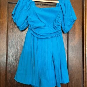 Women's Blue Romper- Med